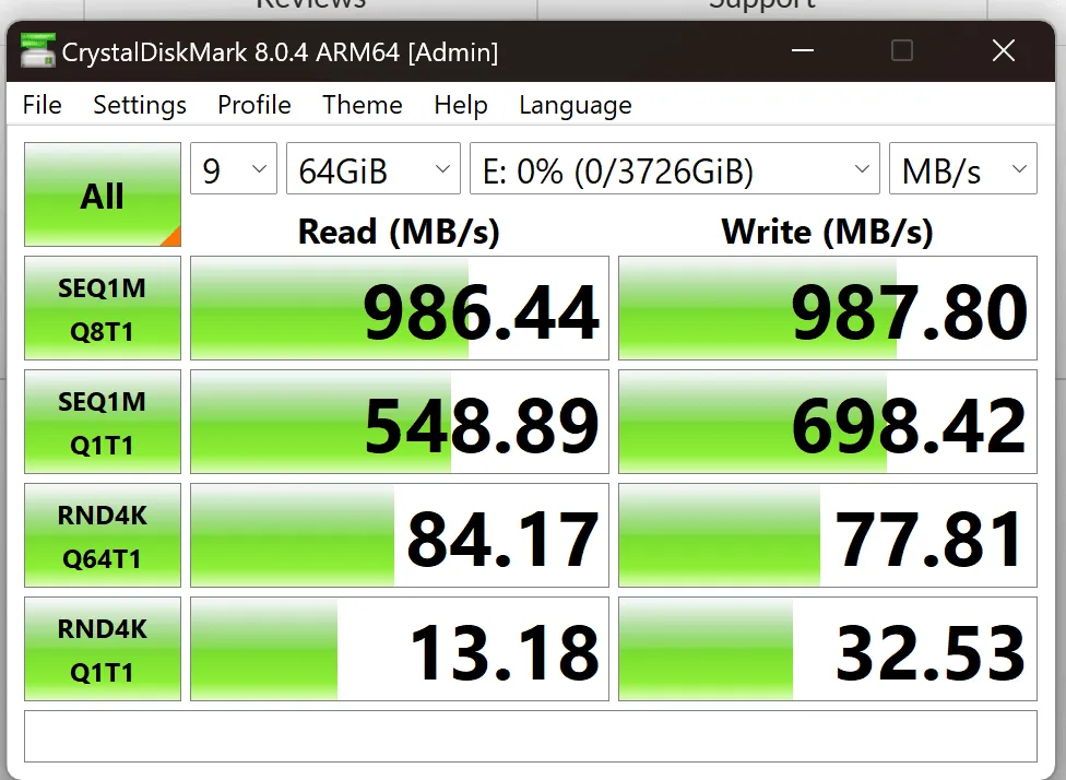 Samsung T7 Shield - Windows NTFS - 64 GB