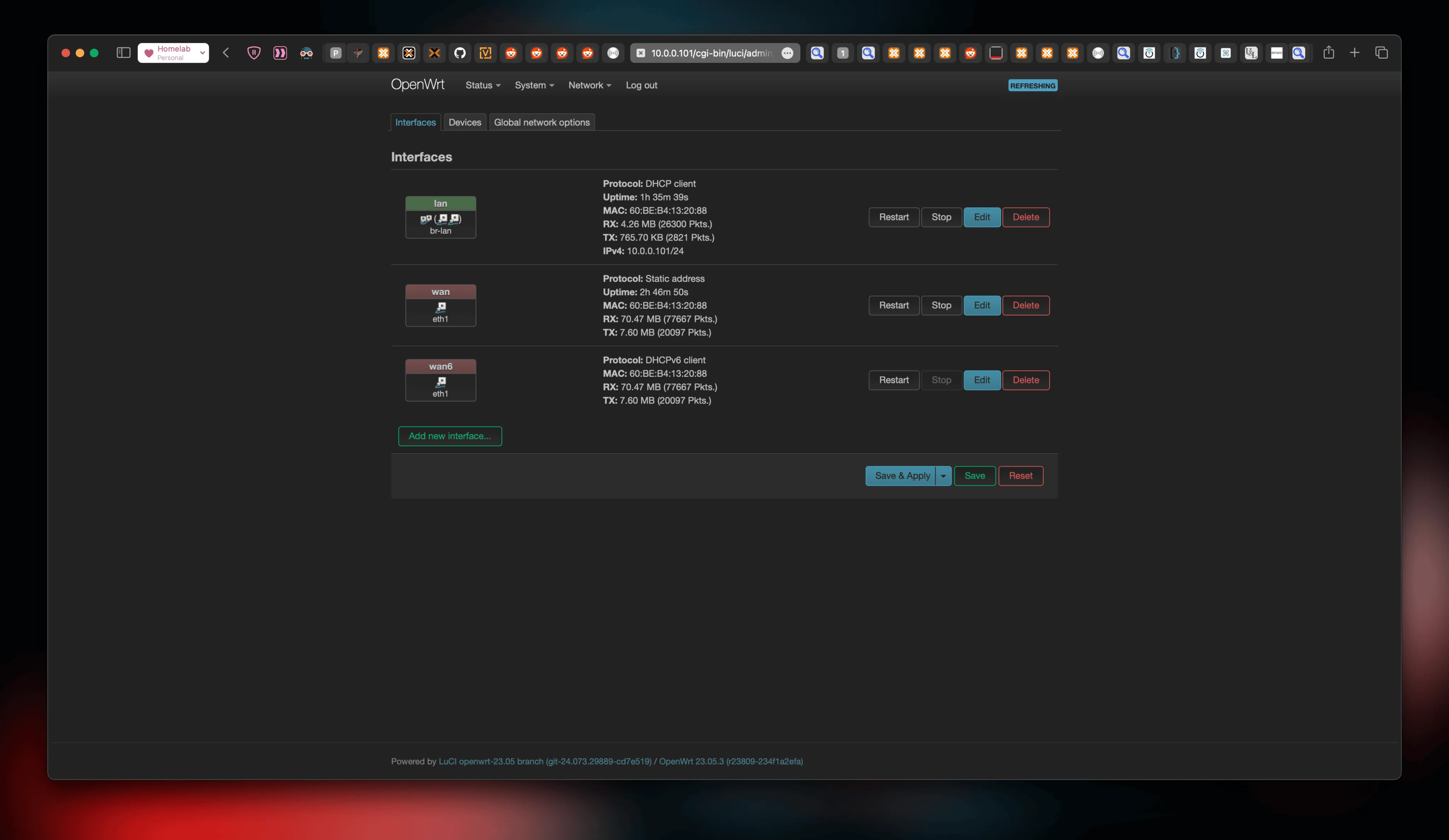 virtual-router-openwrt-interfaces-overview